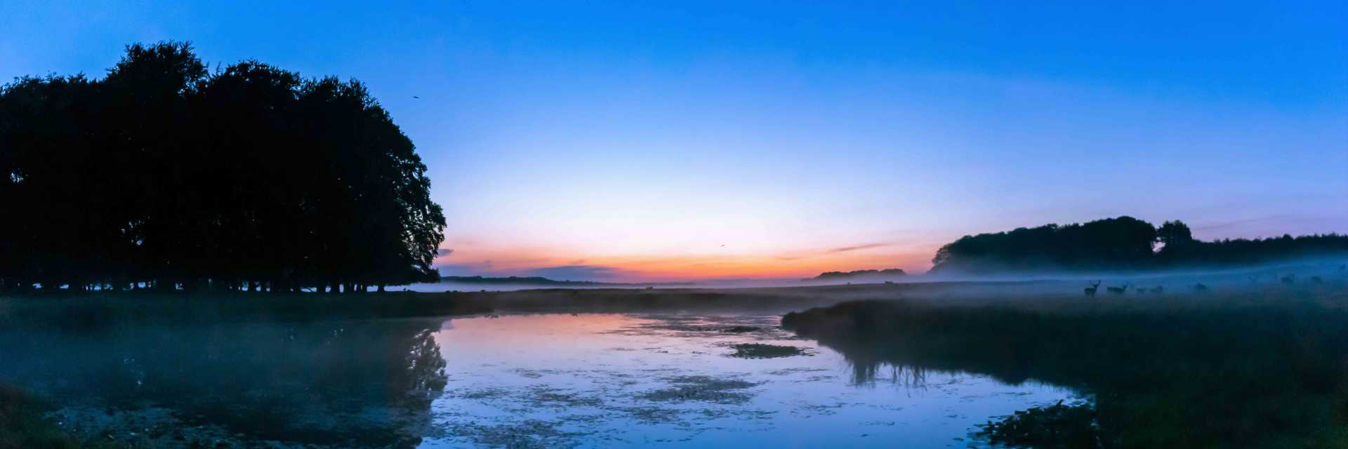 Solnedgang ved Stokkerup Kær